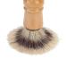 Premium Men's Shaving Brush with Wooden Handle | Comfortable Foam & Versatile Use for Salon or Home - Buy Online on GoSupps.com