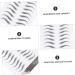 Housoutil 12 Sheets Waterproof Eyebrow Stickers Temporary Brow Tattoos Men Imitation Eyebrow Template 6d Hair 21x15cm Black - Buy Online on GoSupps.com