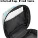 Light Blue Floral Menstrual Cup Bag - Large Zippered Storage for Periods Tampons & Pantyliners - Perfect for Women & Girls - Buy Online on GoSupps.com