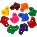 Alpidex Children Climbing Handles - 10 Mixed Color Set | Durable & Resilient Up to 200 kg | Perfect for Indoor & Outdoor Via Ferrata - Includes Fastening Material - Buy Online on GoSupps.com