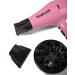 Trademark Beauty Speedy Blo Hair Dryer Professional Strength Blow Dryer with Diffuser & 2 Concentrator Nozzles Faster Dry Time Compact Lightweight and Durable Pink - Buy Online on GoSupps.com