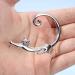 Cat Ear Climber Silver Earrings | Unique Cat Cuff & Clip-On Jewelry for Cat Lovers - Buy Online on GoSupps.com