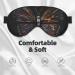 Mystery Butterfly Soft Eye Mask - Unisex Comfortable & Breathable Sleep Mask for Deep Sleep Ideal for Daily Rest Black - Buy Online on GoSupps.com