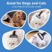 Jaswell Unterfellbr ste DEFORGING STRECHEN - Premium Undercoat Brush for Medium to Long-Haired Dogs & Cats - Black - Buy Online on GoSupps.com