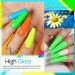 UR SUGAR Glow in the Dark Gel Nail Polish Set - Neon Fluorescent Colors for Party Nails | Soak Off UV Kit - Buy Online on GoSupps.com