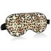 Sexy Leopard Print Sleep Mask for Women Men Soft & Comfortable Eye Mask Light Blocking Blindfold Adjustable Night Eye Cover for Travel Sleeping