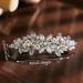 Crystal Hair Clips Diamante Wedding Hair Accessories Elegant Rhinestone Barrette Silver Flower Hair Pins for Bridal Bridesmaid Girls Jewelry Hair Decorations Wedding Party Gift - Buy Online on GoSupps.com
