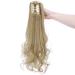 Shop 18 Clip-In Ponytail Extension - Heat Resistant Mid-Blonde Hair Braid - Realistic Smooth & Wavy Styles - Buy Online on GoSupps.com