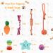 Squeaky Plush Dog Rope Toys Set 8 Pack Puppy Chew Toys for Teething Training Cute Interactive Tug Rope Toys for Boredom Xmas Gift for Small and Medium Dogs Washable Natural Cotton & Non Toxic - Buy Online on GoSupps.com
