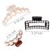 Buy Hayhoi 6Pcs Pearl Hair Clips - Non-Slip Acrylic French Design for Women & Girls - Elegant Styling Accessories in Black Brown & Transparent - Buy Online on GoSupps.com