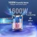Hair Dryer with Diffuser 110000 RPM High-Speed Blow Dryer for Fast Dry Ionic Professional Hair dryers with Magnetic Nozzle&LED Display Portable Travel Hair Dryer for Women Home Salon-Blue - Buy Online on GoSupps.com