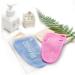 Bvanzo Exfoliating Glove - Dead Skin & Fake Tan Remover Mitt for Shower - Skin and Body Exfoliator - Blue - Buy Online on GoSupps.com