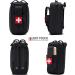 LIVANS Tactical MOLLE Medical Pouch - Rip-Away EMT First Aid Kit | IFAK Trauma Bag with Cross Patch, Black - Buy Online on GoSupps.com