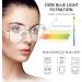 COOLOO Blue Light Blocking Glasses for Women Men - Anti Glare Gaming Computer Glasses - Blue Light 01-Gold - Buy Online on GoSupps.com