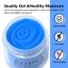 Eodci 12 Pcs Glitter Dip Powder Nail Kit Starter - 6 Colors Blue White Snow Dipping Powder with Base & Top Coat, Activator - Nail Art Manicure Salon DIY for Women - Buy Online on GoSupps.com