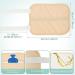 Eummy 4Pcs Elbow Oil Pack Set Washable Reusable Leg Essential Oil Wrap Mess-Free Oil Pack Wrap with Adjustable Elastic Straps Soft Bamboo Flannel Oil Pack Leak-Proof for Elbow Leg Arm Picture money khaki - Buy Online on GoSupps.com