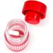 HealthSmart Pill Crusher & Grinder - Crushes Vitamins & Tablets - Ergonomic Grips - Red - 1 Count - Buy Online on GoSupps.com