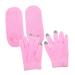 Healeved 1 Set Socks for Women Foot mask Soft Comfortable moisturizing Gloves Hand mask Girl Child Miss Touch Screen Women's Female moisturizing Gloves Women moisturizing Gloves 20.00X15.00X1.20CM