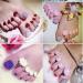EJY Toe Separator Cute Daisy Flower Silicone Finger Toe Separator Nail Art Salon Pedicure Manicure Tool (white) - Buy Online on GoSupps.com