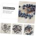 ABOOFAN 100pcs Simulation Blueberry Decoration Red Berry Branches Faux Blueberries Stems Artificial Christmas Pick Blue Pip Berry Stems Spray Holly Berry Stem Manual Foam Party Supplies Dark Blue 6.00X1.20X1.20CM - Buy Online on GoSupps.com