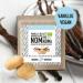 Vanilla Blast Nomnoms | Organic Vegan Protein Bites - Creamy Nutmus Erythritol Sweetened Big Pack (15 Bites) - Healthy Snack Option - Buy Online on GoSupps.com