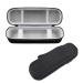 Atbuss 1 piece of travel case for electrical toothbrushes protective cover for electrical toothbrushes portable travel case with stand suitable for electrical toothbrushes (matt black)