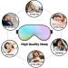 Colorful Wavy Abstract Sleep Mask | Double-Sided Soft Adjustable Eye Covers - Perfect for Shade & Reducing Eye Edema - Buy Online on GoSupps.com