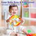 Baby Rattle Ball - Infant Toys 0-12 Months with Mirror Spinner Beads and Shaker, Perfect Birthday and Christmas Gift for Baby Girl or Boy - Buy Online on GoSupps.com