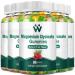 WACHRAY Magnesium Glycinate Gummies 400mg - Magnesium Supplement for Sleep Stress & Muscle Relief Calm Magnesium Chews for Adults and Kids with Vitamin D B6 Fruit Flavor Vegan 5 Packs
