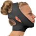 Women's Post Surgical Chin Strap - Neck Compression Bandage for Face Slimming and Jowl Tightening - Medium Black (1 Pack) - Buy Online on GoSupps.com
