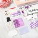 Whales Floral Wedding Survival Kit | Bride Emergency Supplies Canvas Bag for Bridal Shower & Engagement - Black Makeup Bag - Buy Online on GoSupps.com