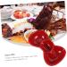 Milisten 3 Pcs Dipping Dish Soy Sauce Ceramics Snack 13.2X7.8X2.8CMx3pcs Redx3pcs - Buy Online on GoSupps.com