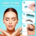 Self Adhesive Lash Strips | 80 Reusable No Glue Eyelashes | Self-Sticking Fake Lashes for Easy Application - Blue - Buy Online on GoSupps.com