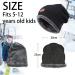 Yutdeng Kids Winter Hat Scarf Gloves Set | 3 in 1 Beanie Knitted Snood | Boys Girls 2-10 Years | Super Soft & Warm | Wine Red - Buy Online on GoSupps.com