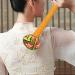 Handmade Mugwort Massage Hammer with Tassel - Satin Meridian Manual Tool for Muscle Relaxation & Travel - Ideal for Back Legs & Foot Massage - Buy Online on GoSupps.com