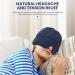 Gel Ice Headache & Migraine Relief Hat - Long-Lasting Cooling Therapy for Tension and Pain Relief - Wearable Headband Ice Pack in Soothing Blue Color - Buy Online on GoSupps.com