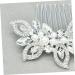 Didiseaon 1pc Barrettes for Women Bridal Hair Comb Rhinestone Headpiece Rhinestone Hair Comb Hair Jewels for Women Flower Girl Hair Accessory Tiara Bride Hair Accessories Wedding - Buy Online on GoSupps.com