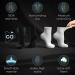 Dr. GO Neuropathy Socks for Men - 100% Seamless Diabetic Socks 12 Pairs in Black & White - Size 9-11 - Buy Online on GoSupps.com