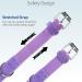 Soft Purple Airtag Cat Neck Band with GPS Holder & Bell - Adjustable 9-13 inch for Kittens & Young Cats - Buy Online on GoSupps.com