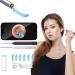 Ear Wax Removal Tool - Ear Camera with 360 Visual Ear Cleaning Kit - 6 Silicone Covers - Ear Wax Removal Kit - Ear Wax Cleaner Earwax Removal Kit White