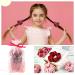 24-Piece Blush Velvet Hair Scrunchies Set with Drawstring Bag - Soft Elastic Hair Bands for Girls and Women | Perfect for Theme Parties and Everyday Use - Buy Online on GoSupps.com