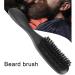Portable Beard Brush | Beard Care Cleaning Tool | Wooden Handle for Softer & Tamer Facial Hair - Buy Online on GoSupps.com