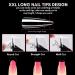 Makartt 240Pcs Soft Gel Full Cover Nail Extensions Kit | XXL Stiletto Nail Tips | Press on Nails with Glue and File - Buy Online on GoSupps.com