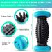 HOFASON Foot Roller Massage Ball Set for Plantar Fasciitis & Body Pain Relief - 1 Roller & 2 Spiky Balls - Foot Massager Reflexology Tool (Black Blue) - Buy Online on GoSupps.com