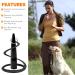 OioTuyi 3 Pack Dog Whistles for Recall High Pitch Dog Training Whistle with Lanyard Keychain Effective Dog Whistle for Barking Control Orange+Black+Light blue - Buy Online on GoSupps.com