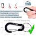 Finn Outdoors 10-Pack Mini Carabiner Keychain - 5cm 10 Colors Perfect for Everyday & Outdoor Use | Multifunctional Gear - Buy Online on GoSupps.com
