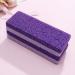 Healifty Foot Peeling Scrubber - 2-Piece Pedicure Block & Pumice Stone Set | Dead Skin Remover Tool in Purple | Ideal Foot Care for Smooth Skin - Buy Online on GoSupps.com