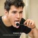 Rosixehird Tongue Brush - Oral Care Scraper for Fresh Breath | Includes Travel Case for Adults & Children - Black - Buy Online on GoSupps.com