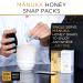 PURITI UMF 10+ Manuka Honey Snaps On The Go - 21 x 0.18oz Single Serve Packets from New Zealand - Buy Online on GoSupps.com