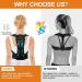 Back Brace Posture Corrector for Women | Breathable Adjustable Back Straightener | Ideal for Sports & Work - Buy Online on GoSupps.com